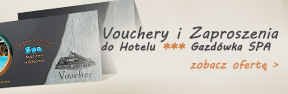 Zaproszenia i Vouchery Hotel Gazdówka